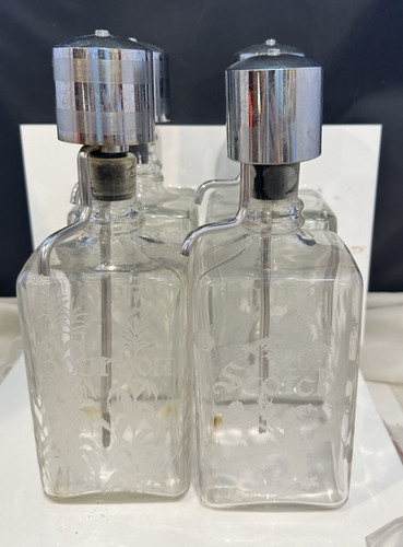 Vintage pump decanter vodka - vintage,