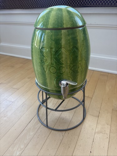 Skyy vodka ceramic watermelon - vodka,
