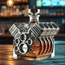 Car V8 Engine Shaped Whiskey