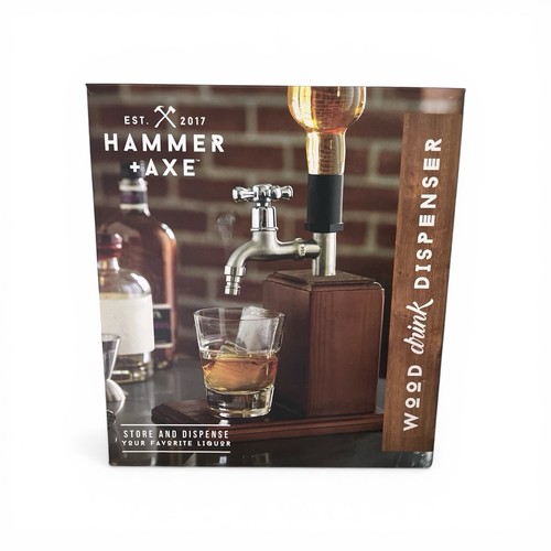 Wood drink dispenser - wood,