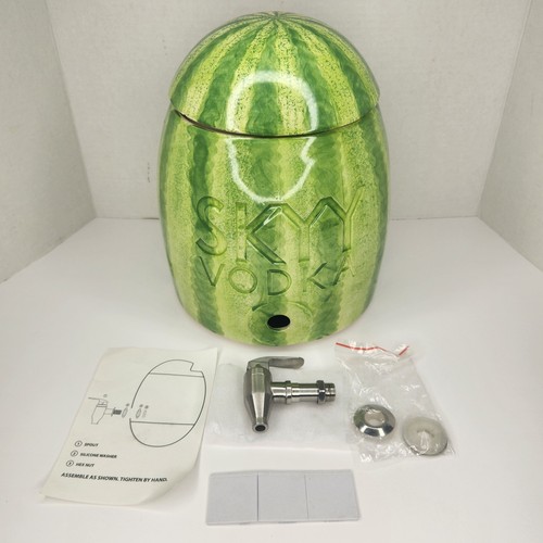 Skyy vodka ceramic watermelon - vodka,