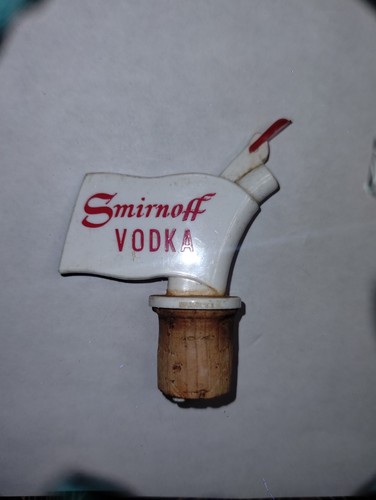 Vintage smirnoff vodka bottle - smirnoff,