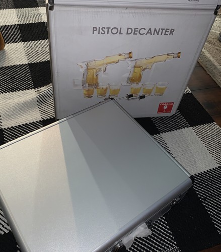 Gun decanter liquor - gun,