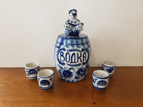 Vintage russian gzhel - vintage,