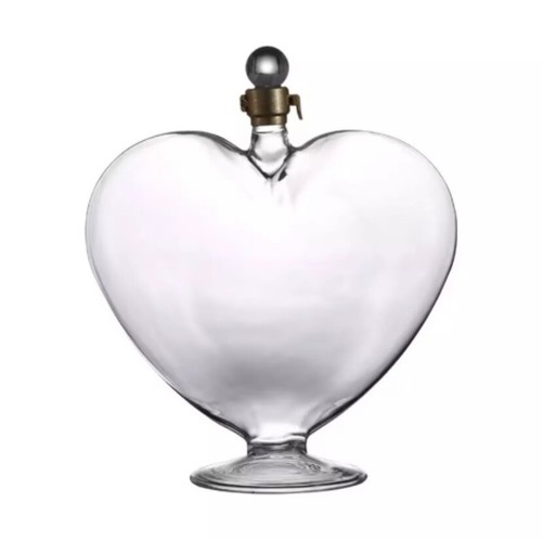 Heart shaped 1000ml decanter - heart,